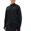 Nike Running Pacer Dri-FIT Half Zip Longsleeve Top In Black For Men -Nike Sales Store 205300342 1 black