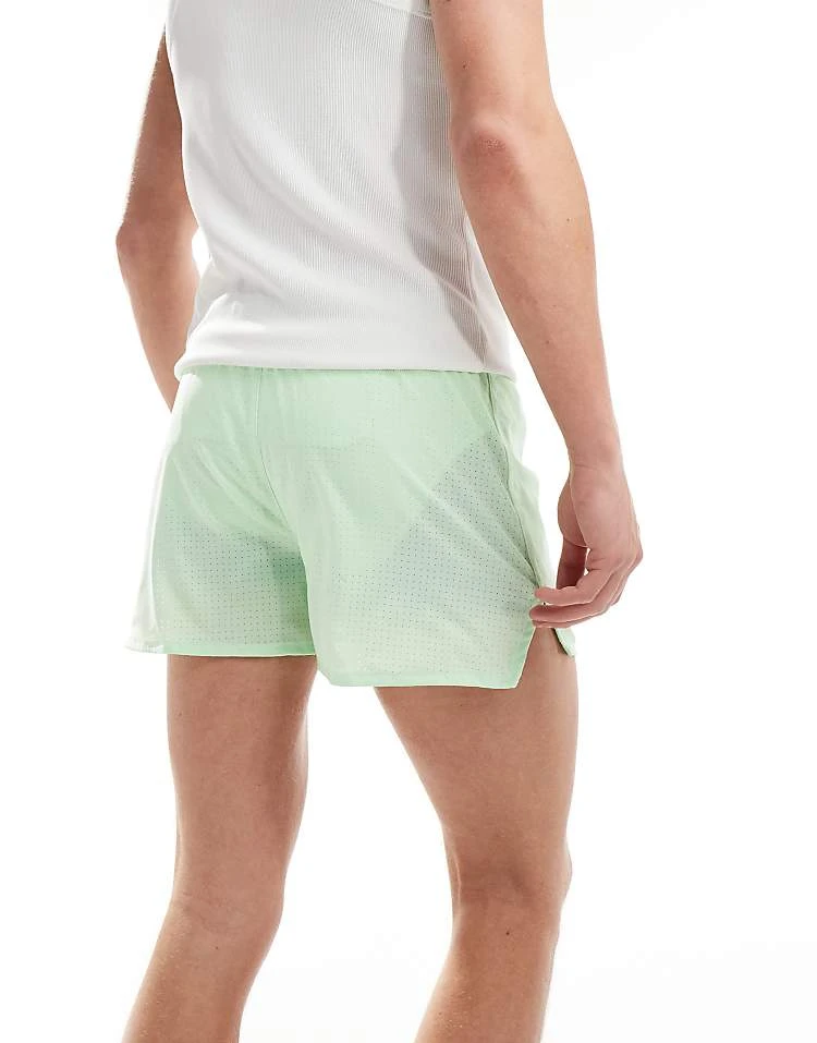 Nike Running Dri-Fit Fast 3inch Short In Lime Green For Men Mid Green 7 Nike Running Dri-Fit Fast 3inch Short In Lime Green For Men Mid Green - Image 5