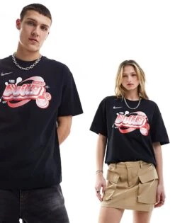 Nike Basketball NBA Unisex Chicago Bulls Graphic T-shirt In Black For Unisex 11 Nike Basketball NBA Unisex Chicago Bulls Graphic T-shirt In Black For Unisex -Nike Sales Store 205473713 1 black 1