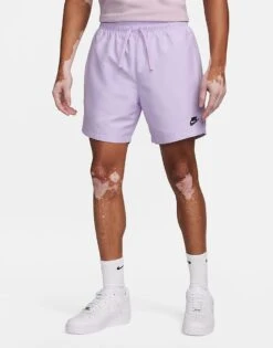 Nike Club Vignette Woven Shorts In Light Purple For Men Violet Mist -Nike Sales Store 205519069 1 violetmist 1