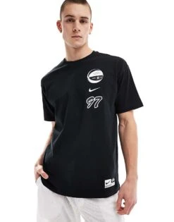 Nike Basketball '97 Graphic T-shirt In Black For Men