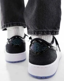 Nike Golf Air Jordan 1 Low Trainers In White And Black For Men -Nike Sales Store 205602756 4