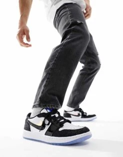 Nike Golf Air Jordan 1 Low Trainers In White And Black For Men -Nike Sales Store 205602756 5