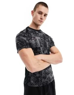 Nike Football Academy T-shirt In Grey Print For Men