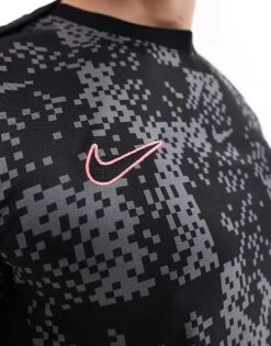 Nike Football Academy T-shirt In Grey Print For Men -Nike Sales Store 205604513 3