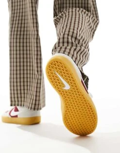 Nike SB Force 58 Trainers In Red And White For Men 10 Nike SB Force 58 Trainers In Red And White For Men -Nike Sales Store 205606120 3