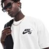 Nike SB Chest Logo T-shirt In White For Unisex -Nike Sales Store 205606121 1 white