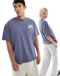 Nike SB Chest Logo T-shirt In Purple For Unisex -Nike Sales Store 205606293 1 purple 1