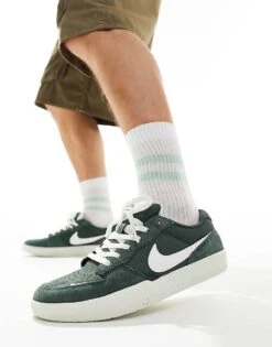 Nike SB Force 58 Trainers In Dark Green And White For Men 13 Nike SB Force 58 Trainers In Dark Green And White For Men -Nike Sales Store 205606321 1 darkgreen 1