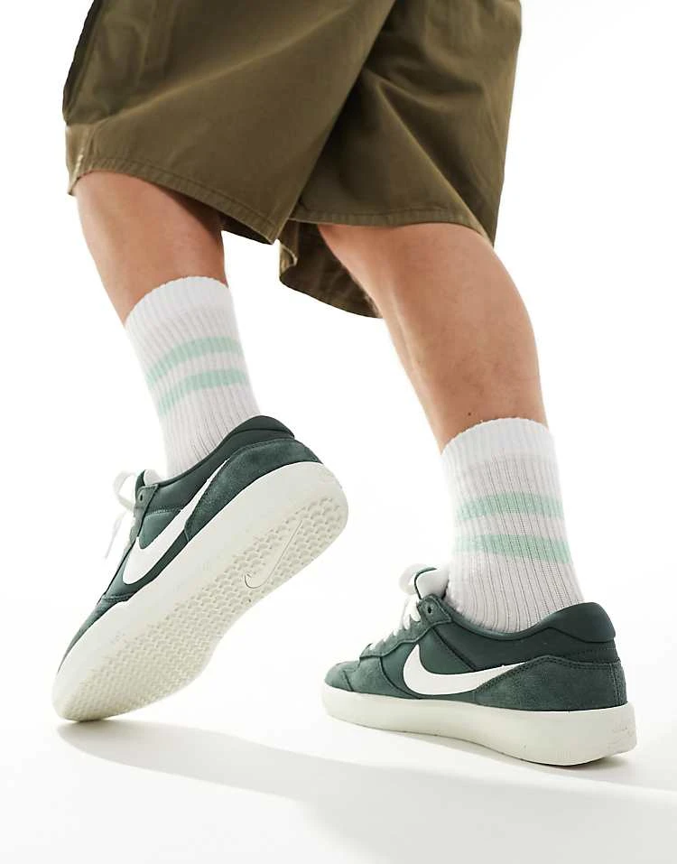 Nike SB Force 58 Trainers In Dark Green And White For Men 5 Nike SB Force 58 Trainers In Dark Green And White For Men - Image 3