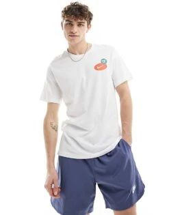 Nike Training Dri-Fit Graphic T-shirt In White For Men -Nike Sales Store 205607565 2