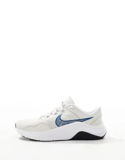 Nike Training Legend Essential 3 Trainers In White And Blue For Men 9 Nike Training Legend Essential 3 Trainers In White And Blue For Men -Nike Sales Store 205607604 2