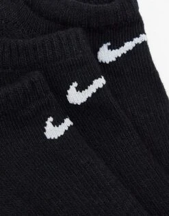 Nike Training Everyday Cushioned Plus 6 Pack Trainer Socks In Black For Men -Nike Sales Store 205607739 3