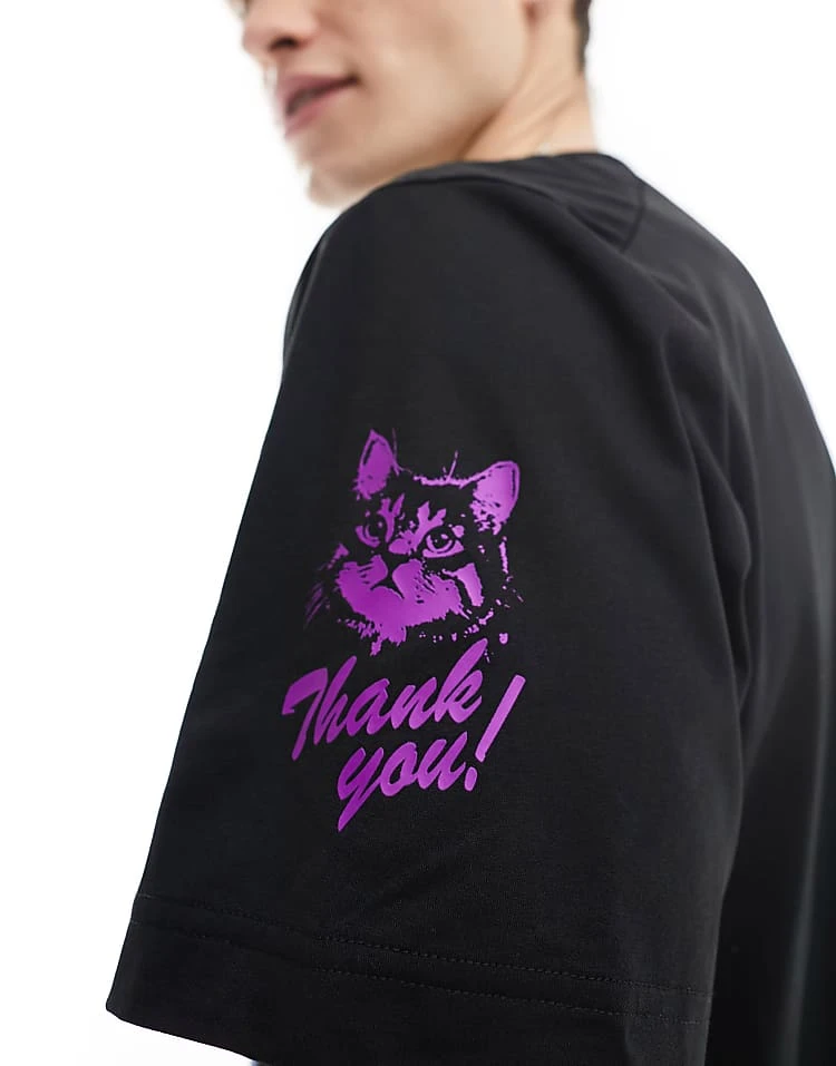 Nike Training Dri-Fit Bodega Graphic T-shirt In Black And Orange For Men 6 Nike Training Dri-Fit Bodega Graphic T-shirt In Black And Orange For Men - Image 4