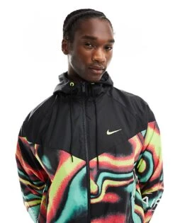 Nike Track Jacket With Swirl Print In Multi For Men -Nike Sales Store 205608117 1 multi 1