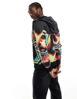 Nike Track Jacket With Swirl Print In Multi For Men -Nike Sales Store 205608117 3