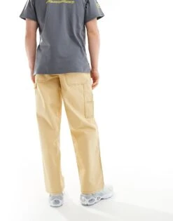 Nike Life Carpenter Trousers In Beige For Men -Nike Sales Store 205608134 3