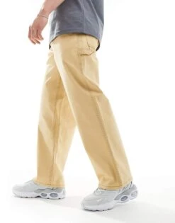 Nike Life Carpenter Trousers In Beige For Men -Nike Sales Store 205608134 4