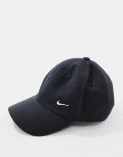 Nike Club Swoosh Cap In Black For Men -Nike Sales Store 205608143 4