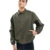 Nike Life Woven Harrington Jacket In Khaki For Men -Nike Sales Store 205608204 1 khaki