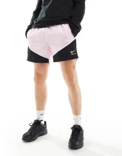 Nike Swoosh Air Woven Shorts In Pink For Men -Nike Sales Store 205608278 1 pink 1
