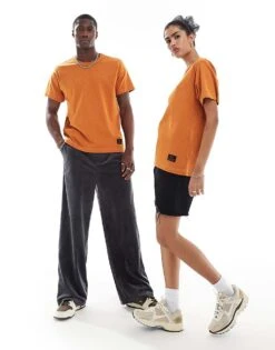 Nike Life Knitted T-shirt In Orange For Unisex -Nike Sales Store 205608385 3