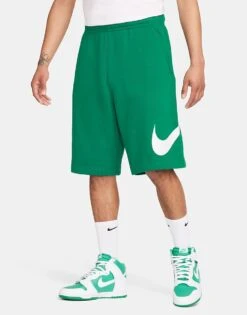 Nike Club Graphic Shorts In Green For Men Mid Green -Nike Sales Store 205608432 1 midgreen 1