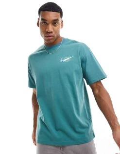 Nike Swoosh Chest Logo T-shirt In Dark Green For Men -Nike Sales Store 205608439 1 darkgreen 1