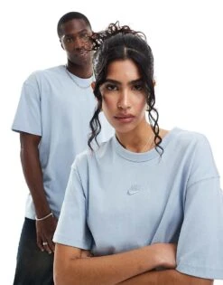 Nike Premium Essentials Unisex Oversized T-shirt In Light Blue For Unisex -Nike Sales Store 205608466 1 lightblue 1