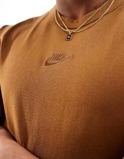 Nike Premium Essentials Unisex Oversized T-shirt In Brown For Unisex -Nike Sales Store 205608498 2