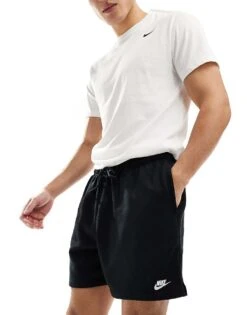 Nike Club Fleece Shorts In Black For Men -Nike Sales Store 205608639 1 black 1