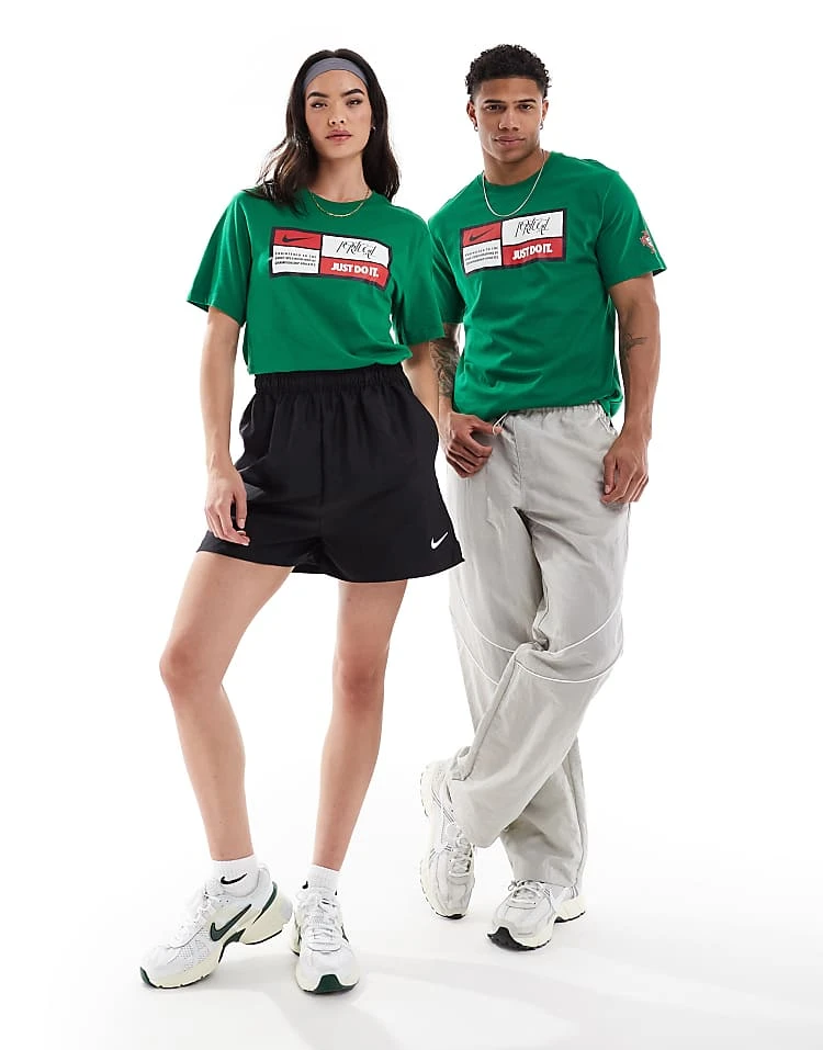 Nike Football Euro 2024 Portugal 'just Do It' Unisex T-shirt In Green For Unisex Dark Green 5 Nike Football Euro 2024 Portugal 'just Do It' Unisex T-shirt In Green For Unisex Dark Green - Image 3