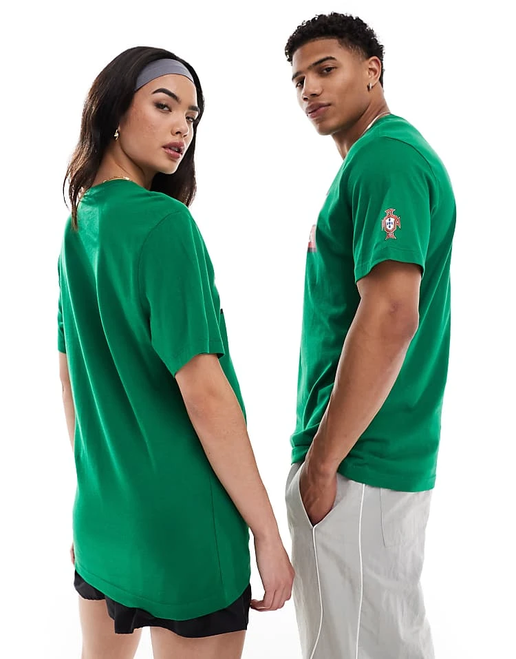 Nike Football Euro 2024 Portugal 'just Do It' Unisex T-shirt In Green For Unisex Dark Green 6 Nike Football Euro 2024 Portugal 'just Do It' Unisex T-shirt In Green For Unisex Dark Green - Image 4