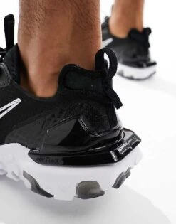 Nike React Vision Trainers In Black And White For Unisex -Nike Sales Store 205615001 4