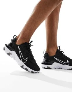 Nike React Vision Trainers In Black And White For Unisex -Nike Sales Store 205615001 5