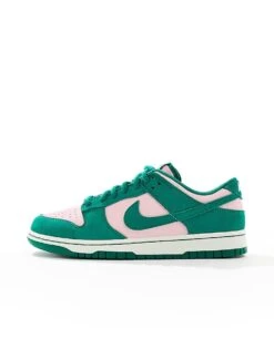 Nike Dunk Low Retro Trainers In Green And Pink For Unisex Mid Green 9 Nike Dunk Low Retro Trainers In Green And Pink For Unisex Mid Green -Nike Sales Store 205615311 2