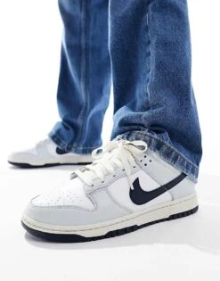 Nike Dunk Low NN Trainers In White, Grey And Black For Unisex -Nike Sales Store 205615383 1 white 1