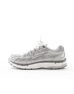 Nike P-6000 PRM Trainers In Silver And White For Men -Nike Sales Store 205615432 2