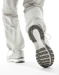 Nike P-6000 PRM Trainers In Silver And White For Men -Nike Sales Store 205615432 4