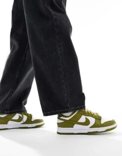 Nike Dunk Low Retro Trainers In White And Khaki For Unisex 12 Nike Dunk Low Retro Trainers In White And Khaki For Unisex -Nike Sales Store 205615737 5