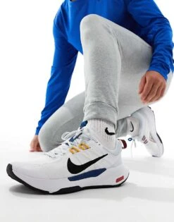 Nike Running Juniper Trail 2 Trainers In White And Black For Men