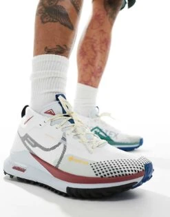 Nike Running ReactX Pegasus Trail 4 GORE-TEX Trainers In White And Red For Men -Nike Sales Store 205616833 1 white 1