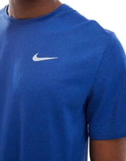 Nike Running Miler Dri-FIT T-shirt In Royal Blue For Men Mid Blue -Nike Sales Store 205616943 3