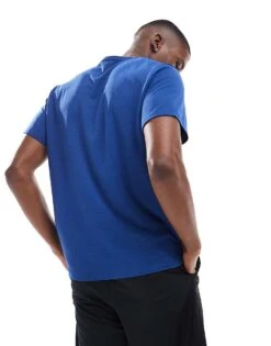 Nike Running Miler Dri-FIT T-shirt In Royal Blue For Men Mid Blue -Nike Sales Store 205616943 4