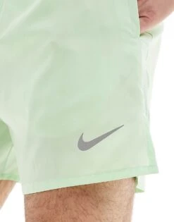 Nike Running Challenger Dri-FIT 5 Inch Shorts In Green For Men Mid Green -Nike Sales Store 205616985 3
