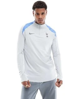 Nike Football Tottenham Hotspur FC Dri-FIT Strike Drill Top In Grey For Men