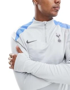 Nike Football Tottenham Hotspur FC Dri-FIT Strike Drill Top In Grey For Men -Nike Sales Store 205617077 4