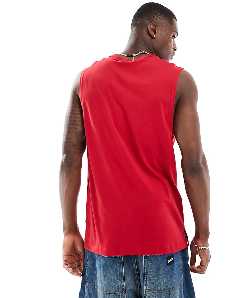 Jordan Sport Dri-Fit Tank In Red For Unisex 6 Jordan Sport Dri-Fit Tank In Red For Unisex - Image 4