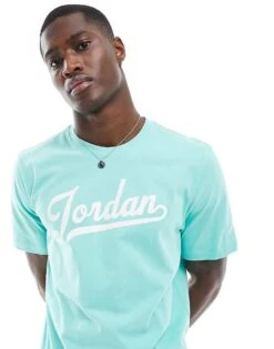 Jordan Warm Up T-shirt In Mint Green For Unisex Mgreen -Nike Sales Store 205617858 1 mgreen 1