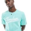 Jordan Warm Up T-shirt In Mint Green For Unisex Mgreen -Nike Sales Store 205617858 1 mgreen